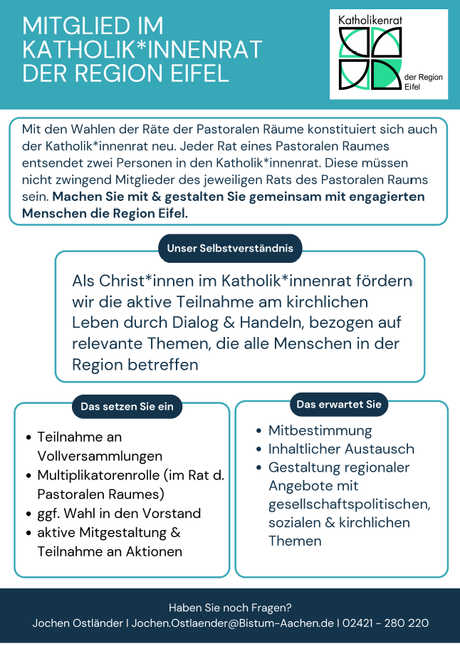 Katholikenrat Eifel Werbung (c) Katholikenrat Eifel