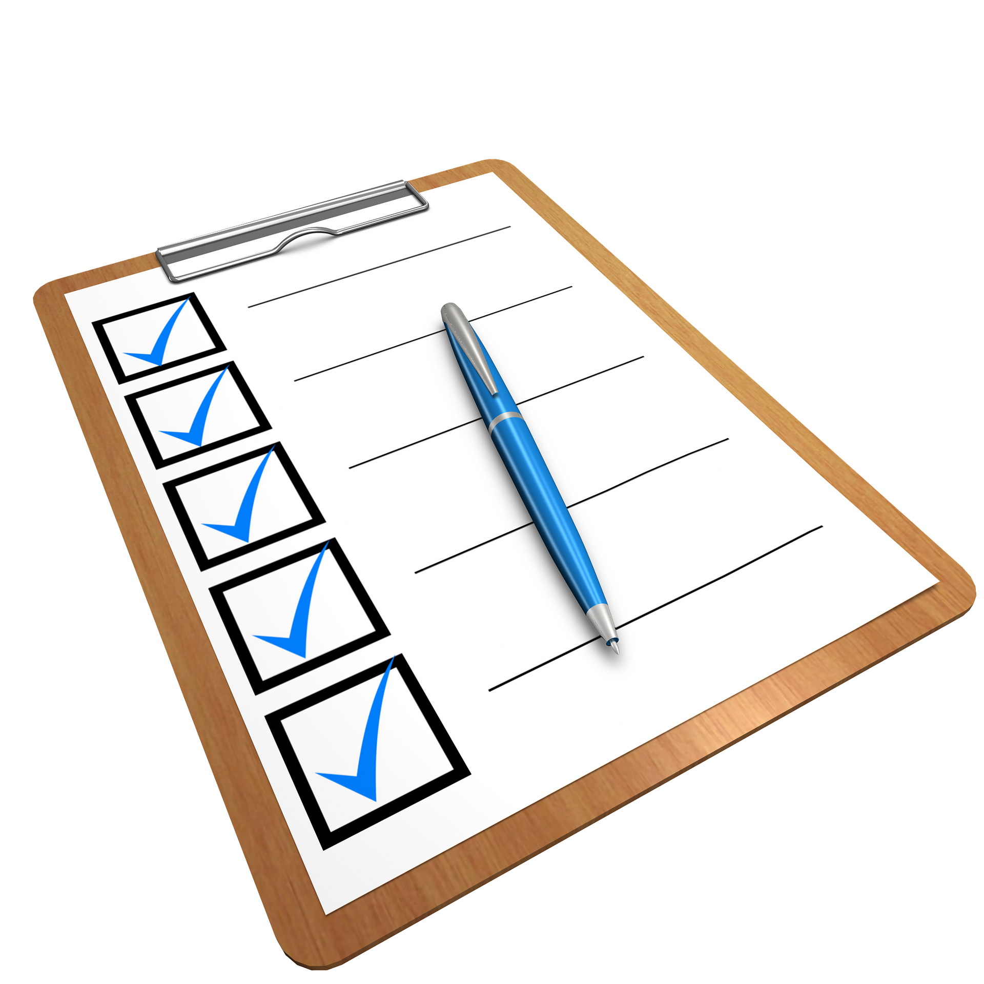 Checkliste (c) Bild von Shahid Abdullah auf Pixabay